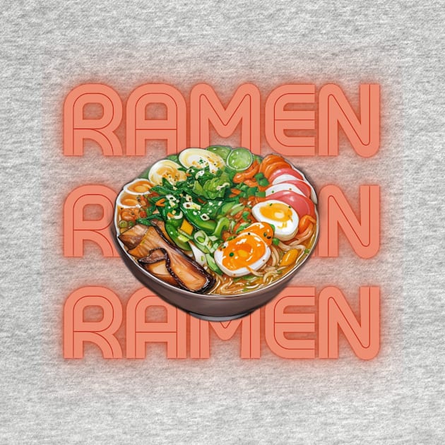 Ramen Katakana Vintage Japan Japanese Since by Flowering Away